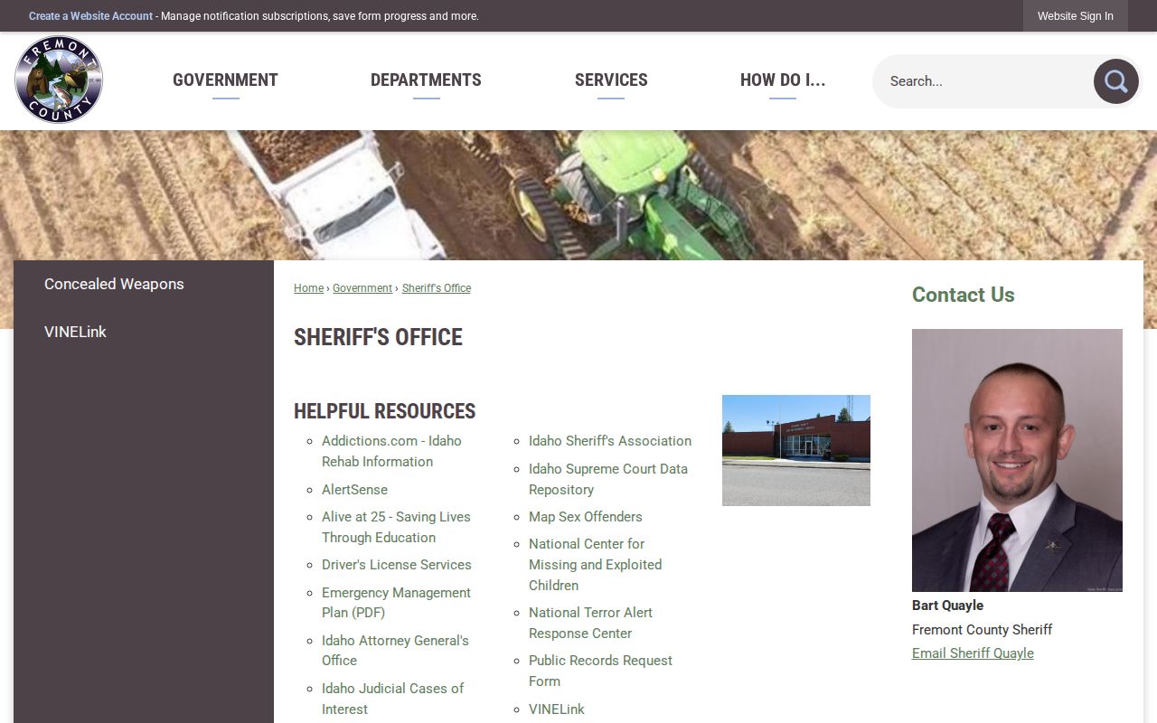 Fremont County release mugshots Sheriff source page